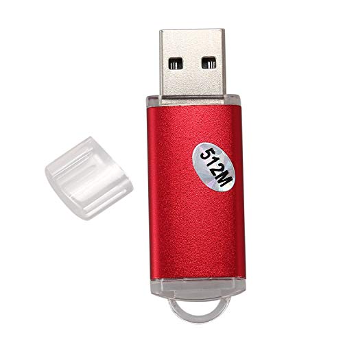 Hubceuo USB 2.0 Flash Memory Stick Pen Drive Storage Thumb Color:Red Capacity:512MB - Demo Store