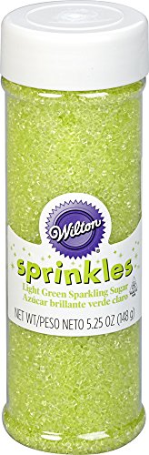 Wilton Sparkling Sugar Decorating Sprinkles, 5.25 oz., Light Green -