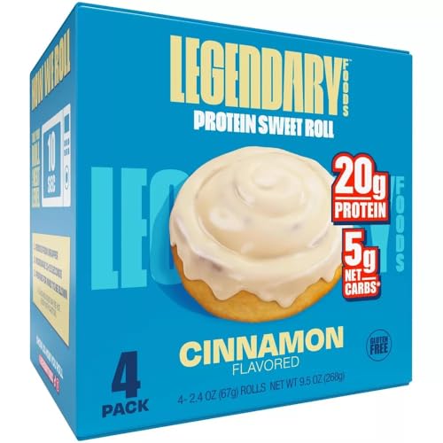 Lagandery Foods Gluten Free and Keto Friendly Protein Sweet Roll - Cinnamon - 9.5oz/4ct -