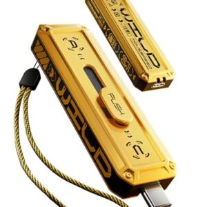 MOVE SPEED 256GB External SSD 1000MB/s Read Write Speed,USB 3.2 Gen2+USB C Flash Drive with Dual Ports, Portable SSD 3-Stage Push-Pull Design, Thumb Drive for iPhone 15/16 Series/Mac/Android Phone etc - Demo Store