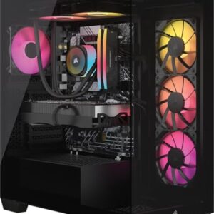 Corsair Vengeance i7500 Gaming PC – Liquid Cooled Intel Core i9-14900KF CPU – NVIDIA GeForce RTX 5080 GPU – 32GB Vengeance RGB DDR5 Memory – 2TB M.2 SSD – Black – AmaSync Store