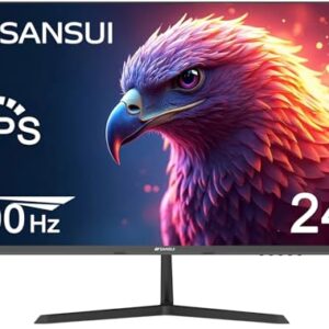 SANSUI 24 inch Monitor, IPS Display FHD Computer Monitor, 100Hz Monitor VESA Mount with HDMI Inputs for Home Office (HDMI Cable Included) - Demo Store