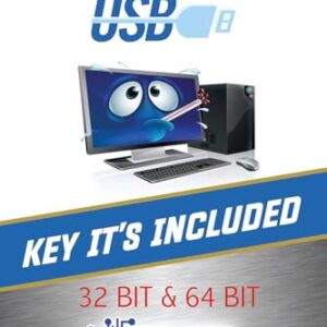Tech-Shop-pro Reinstall USB with key For Windows 11 Pro Version 32/64 bit. Recover, Restore, Repair Boot Disc, and Install to Factory Default Fast and easy – AmaSync Store