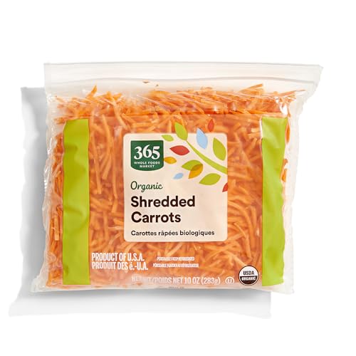 365 by Whole Foods Market, Organic Carrots, Shredded, 10 oz -