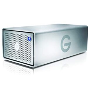 G-Technology 24TB G-Raid with Thunderbolt 3, USB-C (USB 3.1 Gen 2), and HDMI,-Removable Dual-Drive Storage System, Silver – 0G05768-1 - Demo Store