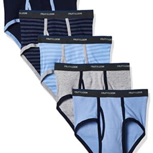 Fruit of the Loom Big Boys' Assorted Fashion Brief 5 Pack ,Multi,L (14-16) -
