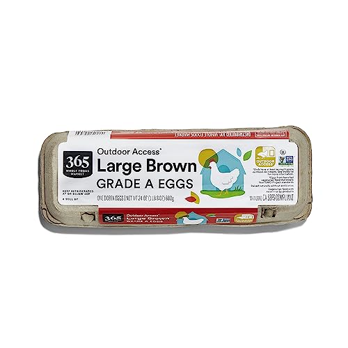 365 by Whole Foods Market, Eggs Brown Large Grade A, 12 Count -