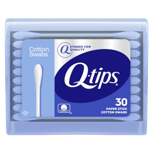 Q-tips Swabs Travel Pack,30 Count, Pack of 1 blue -