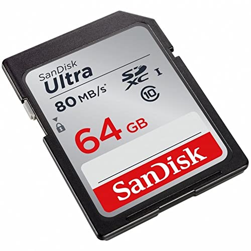 SanDisk Ultra 64GB Class 10 SDXC UHS-I Memory Card up to 80MB/s (SDSDUNC-064G-GN6IN) - Demo Store