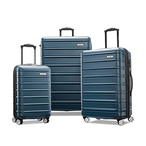 Samsonite Omni 2 Hardside Expandable Luggage with Spinner Wheels, 3-Piece Set (19/24/28), Nova Teal -