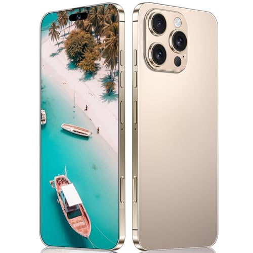 RKKPSDK I14 Pro Max Unlocked Smartphone, 6+256GB Android 13, 6.82" HD+ Display, 6800mAh Battery, 108MP Camera, 128GB Memory Card, Dual SIM 5G, Face ID/Fingerprint Unlock – AmaSync Store