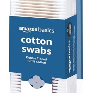 Amazon Basics Cotton Swabs for Personal Hygiene and Baby Care, 500 Count, 1 Pack -