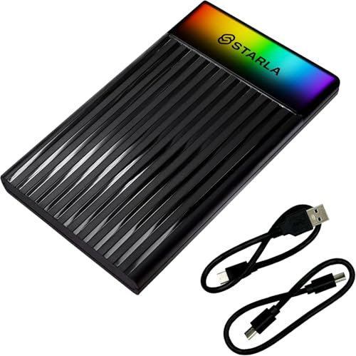 STARLA 500 GB Portable External Hard Drive - Fast 5400 Rpm USB 3.2 Storage Drive - High-Speed USB Storage Compatible with PC, Mac, Laptop, TV, Game Console - External Backup Drive, Plug and Play Ready - Demo Store