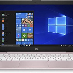 HP Stream 14-Inch Laptop, Intel Celeron N4000, 4 GB RAM, 32 GB eMMC, Windows 10 Home in S Mode With Office 365 Personal For 1 Year (14-cb184nr, Rose Pink) – AmaSync Store
