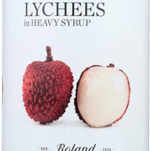 Roland Lychees, Whole in Heavy Syrup, 20 Ounce (Pack of 24) -