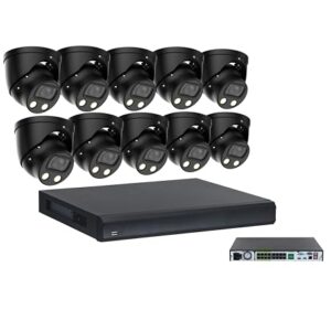 EmpireTech 8MP Full-Color Camera POE NVR CCTV Security Home Kit -