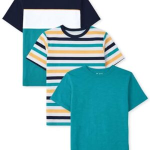 The Children's PlaceThe Children's Place Boys Short Sleeve Fashion TopNORTH Beach-3 packLarge (10/12) -
