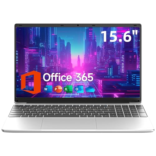 15.6 Inch Laptop with Office 365, 4GB RAM, 128GB Storage Expandable 1TB, 5205U Processor, HD Display, Windows 11 Laptops Computer, Wi-Fi 5, BT4.2, Numpad, Type-C, for Business and Students. – AmaSync Store