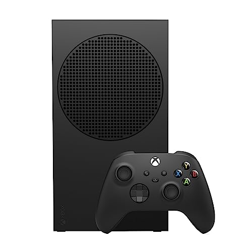 Xbox Microsoft Series S 1TB SSD Console Carbon Black - Includes Wireless Controller - Up to 120 frames per second - 10GB RAM 1TB SSD -