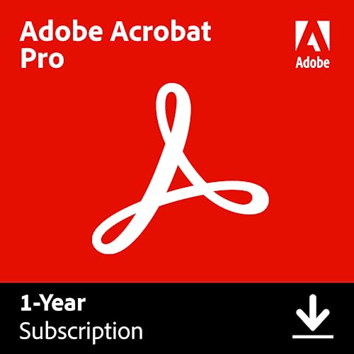 Adobe Acrobat Pro | PDF Software | Convert, Edit, E-Sign, Protect | PC/Mac Online Code | Activation Required – AmaSync Store