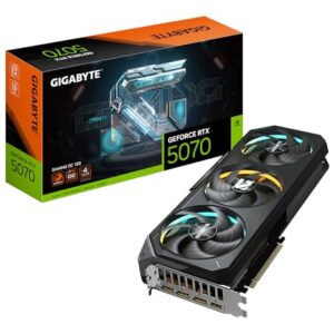 GIGABYTE GeForce RTX 5070 Gaming OC 12G Graphics Card – 12GB GDDR7, 192 Bits, PCI-E 5.0, 2625 MHz Core Clock, 3 x DP 2.1a, 1 x HDMI 2.1b, NVIDIA DLSS 4, GV-N5070GAMING OC-12GD – AmaSync Store