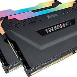 Corsair Vengeance RGB PRO 16GB (2x8GB) DDR4 3000MHz C15 LED Desktop Memory – Black, Model:CMW16GX4M2C3000C15 – AmaSync Store