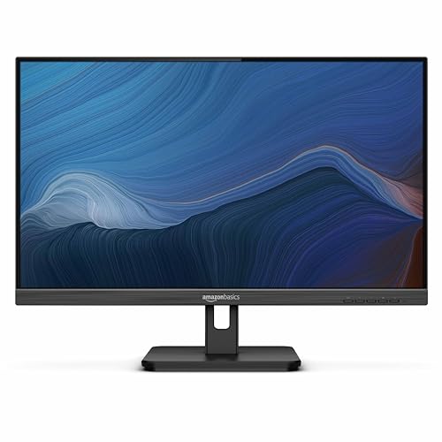 Amazon Basics 24-inch IPS Monitor 75 Hz Powered with AOC Technology FHD 1080P HDMI, Display Port and VGA Input VESA Compatible Built-in Speakers for Office and Home, Black – AmaSync Store