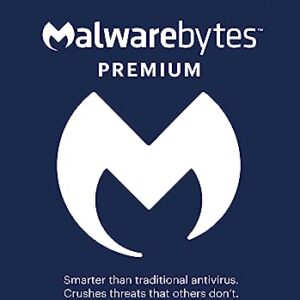Malwarebytes Premium Software | 5 Device 1 Year (Windows, Mac OS, Android, Apple iOS, Chrome) [software_key_card] – AmaSync Store