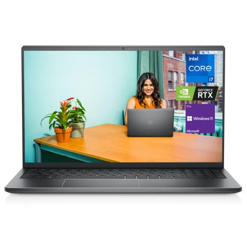 Dell Vostro 7510 Laptop, 15.6" FHD Display, Intel i7-11800H (8 cores), GeForce RTX 3050, 64GB RAM, 2TB PCIe SSD, Webcam, WiFi 6, Fingerprint Reader, Backlit Keyboard, Windows 11 Pro, Black – AmaSync Store