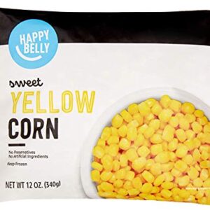 Amazon Brand - Happy Belly Frozen Sweet Corn Whole, 12 ounce (Pack of 1) -