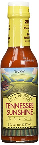 TryMe Tennessee Sunshine Hot Pepper Sauce - 5 oz. (Pack of 6) -