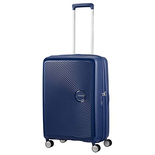 American Tourister Suitcase, Blue (Midnight Navy), Medium (67 cm-81 Litre) -