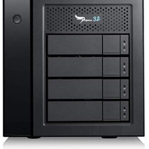 Promise Technology Pegasus32 R4 16TB (4x4TB) Hybrid Thunderbolt 3 or USB32 Direct Attached RAID Storage, High Performance External Hard Drive (P32R4HD16US) - Demo Store