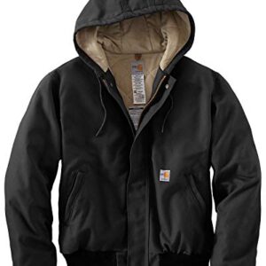 Carhartt Men's Flame Resistant Duck Active Jacket, Black, Medium -