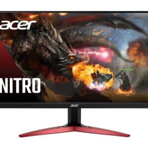 Acer Nitro KG241Y Sbiip 23.8” Full HD (1920 x 1080) VA Gaming Monitor | AMD FreeSync Premium Technology | 165Hz Refresh Rate | 1ms (VRB) | ZeroFrame Design | 1 x Display Port 1.2 & 2 x HDMI 2.0,Black - Demo Store