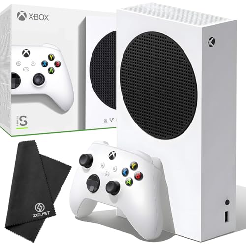 Zeust 2021 Xbox Series S 512GB All-Digital Bundle - Includes the Xbox Series Series S Console 512 GB SSD in Original Box, Wireless Controller, 1 Microfiber Cloth (New) -