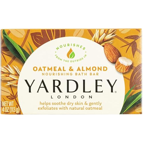 Yardley Oatmeal and Almond Naturally Moisturizing Bath Bar (Pack of 20) -