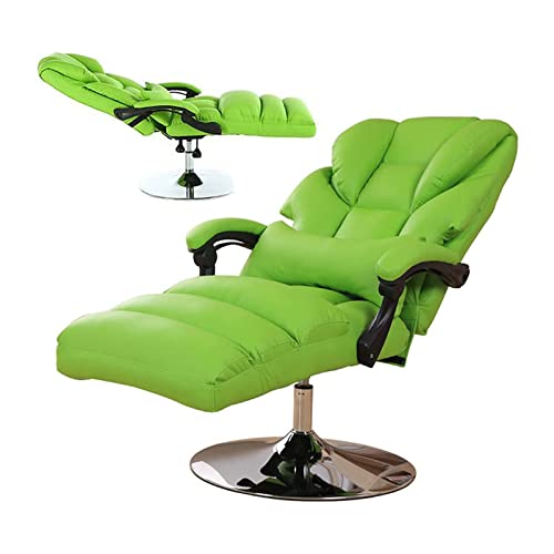 INTBUYING Beauty Salon Chair 360 Degree Rotating Air Pressure Facial Bed Spa Table Salon Chair for Beauty Home Office Chair Bear Weight 275lb (Green) -