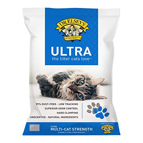 Dr. Elsey's Ultra UnScented Clumping Clay Cat Litter 40 lb. Bag -