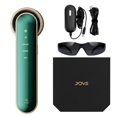 JOVS Blacken PRO Skincare Device, LED Light Therapy Beauty Device for Face, Ice-Cooling Contact, 3 Modes and Portable Skin Care Tools for Home Use -