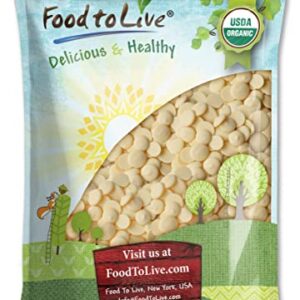 Food to Live Organic Cacao Butter Wafers, 8 Pounds - Non-GMO, Raw, Pure, Unfiltered, Unrefined, Keto, Vegan Superfood, Bulk, Made Using a Cold Pressing, Great for Cooking and Baking, Sirtfood -