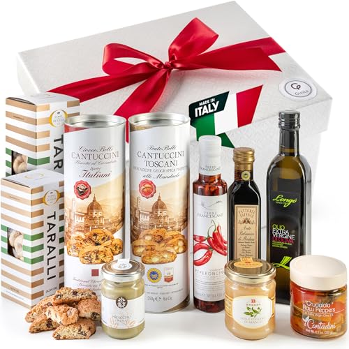 Gusta Italian Gift Basket in Deluxe Packaging - Made in Italy - Holiday Gift for Birthdays, Families, Clients, Parties, Housewarming, Client Thank You & Sympathy Gift Baskets -