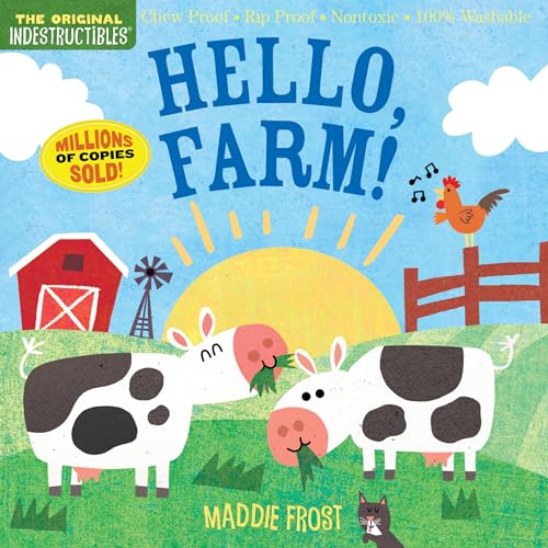 Indestructibles: Hello, Farm!: Chew Proof · Rip Proof · Nontoxic · 100% Washable (Book for Babies, Newborn Books, Safe to Chew) – AmaSync Store