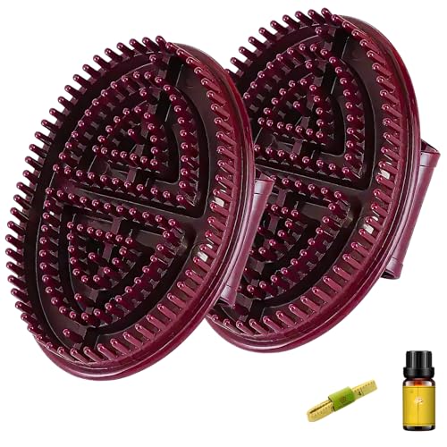 2pcs Meridian Brush Massage Brush,Beauty Salon Professional Custom MeridianBrush, Full Body Relaxation Meridian Massage Brush -
