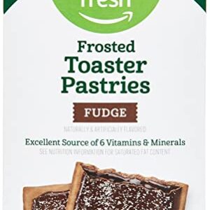 Amazon Fresh, Frosted Fudge Toaster Pastries, 8 Count -