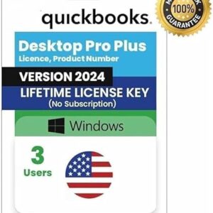 QB Pro 2024 "Plus" | 3 User's | NO DVD | Lifetime Version | Amazon Message Delivery(Within 1-8hrs) | Only PC, Not for Mac | 100% Money Back Guarantee – AmaSync Store