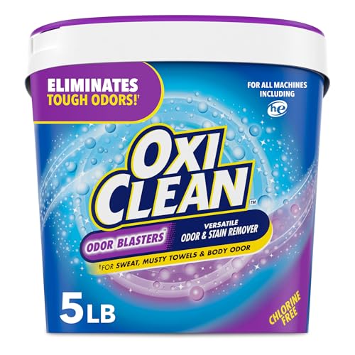 OxiClean Odor Blasters Versatile Odor and Stain Remover Powder, 5 lb -