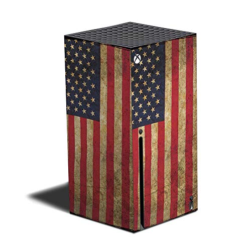 Mighty Skins Skin Compatible with Xbox Series X - Vintage Flag | Protective, Durable, and Unique Vinyl Decal wrap Cover | Easy to Apply and Change Styles | Made in The USA (MIXBSERX-Vintage Flag) -