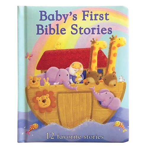 Baby's First Bible Stories Padded Board Book – Gift for Easter, Christmas, Communions, Newborns, Birthdays, Beginner Bible (Little Sunbeams) – AmaSync Store