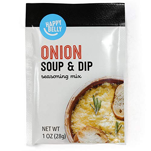 Amazon Brand - Happy Belly Onion Soup & Dip Mix, Dry, 1 fl oz (Pack of 1) -